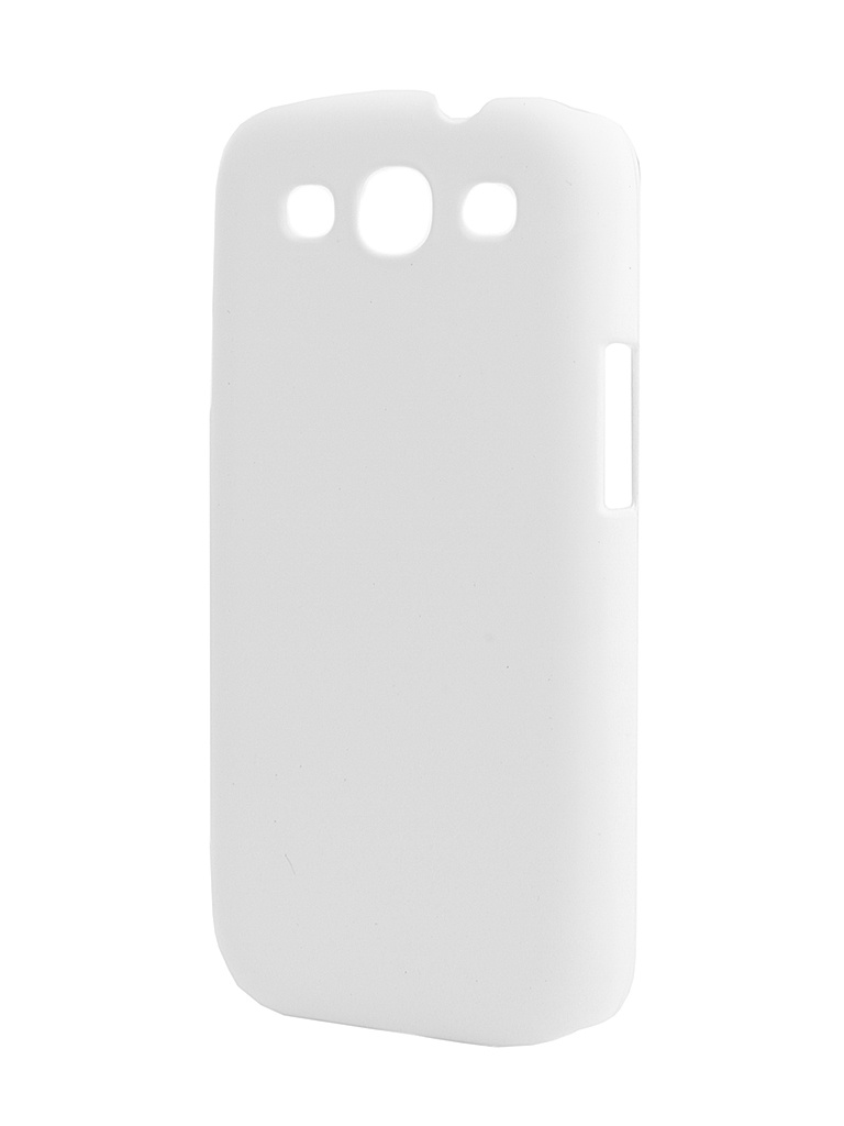  Аксессуар Чехол-накладка Samsung Galaxy S3 I9300 SkinBox 4People White T-S-SGS3-002 + защитная пленка