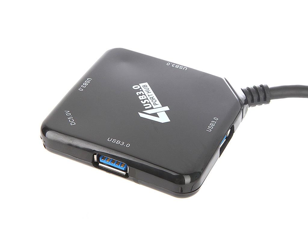 Хаб USB Orient BC-308B USB 3.0 4 Port Black