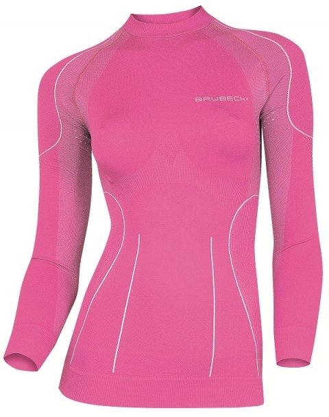  Рубашка Brubeck XL Pink LS01430 женская