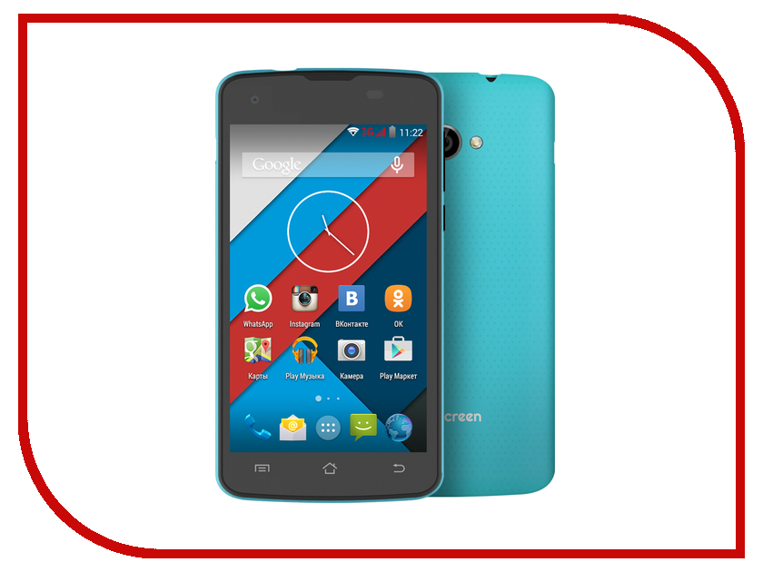 Сотовый телефон Highscreen Spark 2 Blue от Pleer Сотовый телефон Highscreen Spark 2 Blue от Pleer