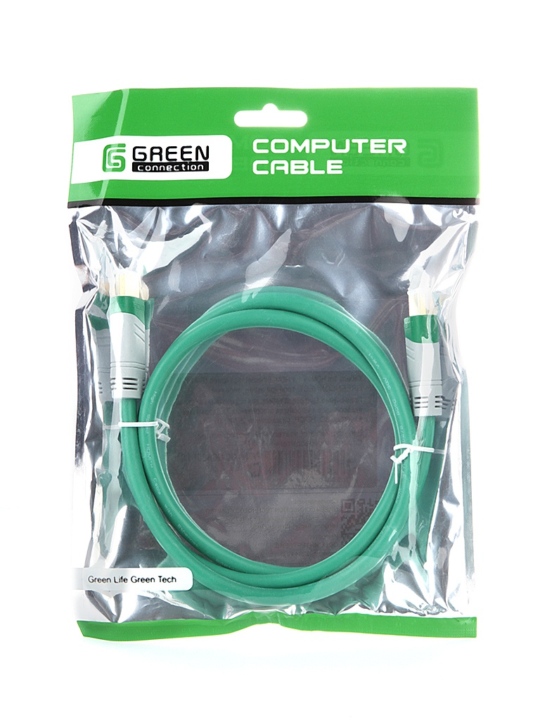  Аксессуар Greenconnect HDMI 19M 1m Green GC-GCHD01-1.0m