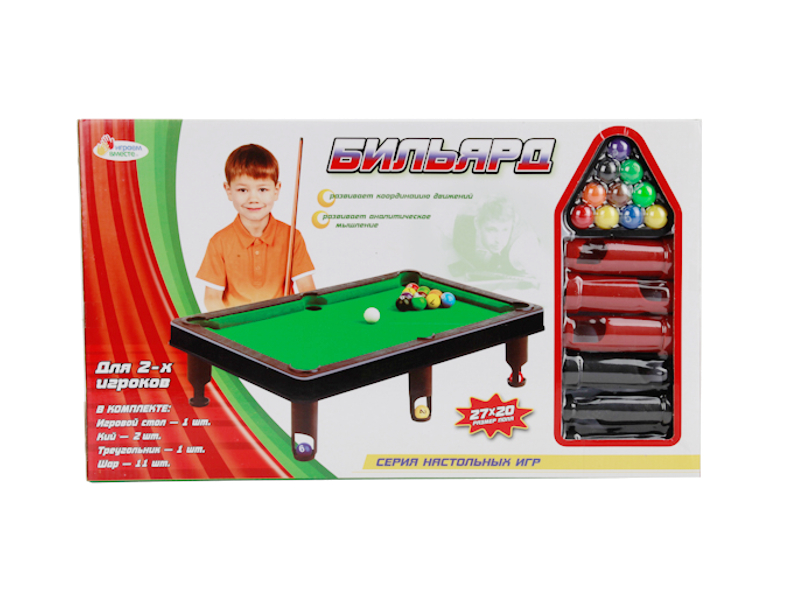  Настольная игра Играем вместе Бильярд M513-H30037-R