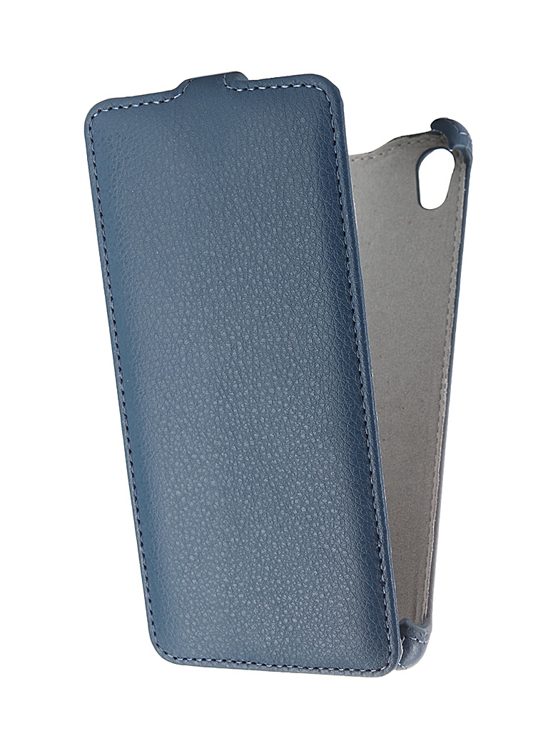  Аксессуар Чехол Sony E6833 Xperia Z5 Premium Dual Activ Flip Leather Blue 52708