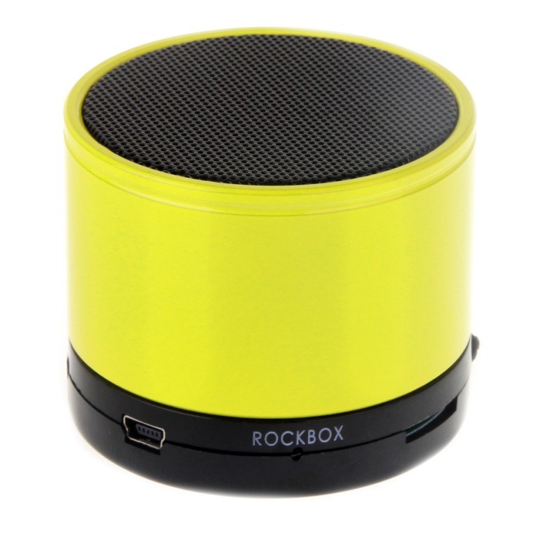  Колонка RockBox Round Glossy Yellow 47255