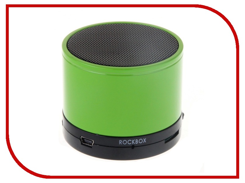 Колонка RockBox Round Glossy Green 47250