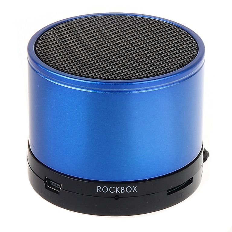  Колонка RockBox Round Glossy Blue 47249