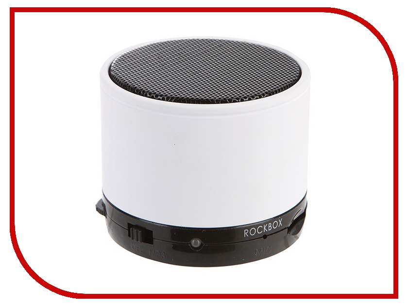 Колонка RockBox Round Frosted White 47246