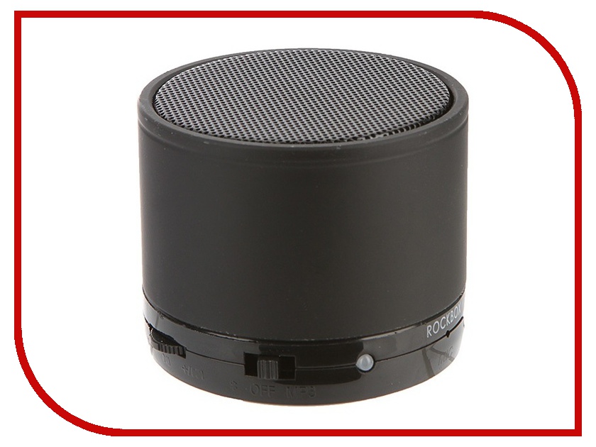 Колонка RockBox Round Frosted Black 47239