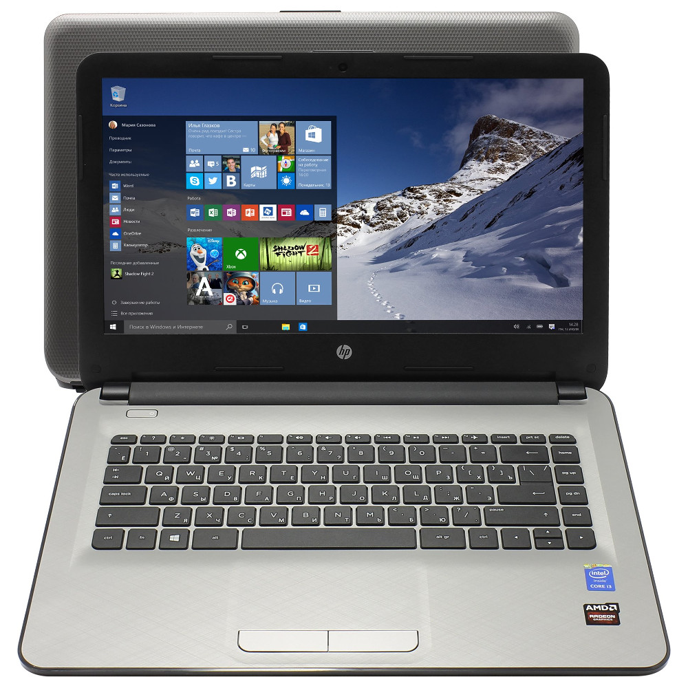 Hewlett-Packard Ноутбук HP Pavilion 14-ac101ur P0F57EA Intel Core i3-5005U 2.0 GHz/2048Mb/500Gb/DVD-R/AMD Radeon R5 M330 2048Mb/Wi-Fi/Bluetooth/Cam/14.0/1366x768/Windows 10 336561