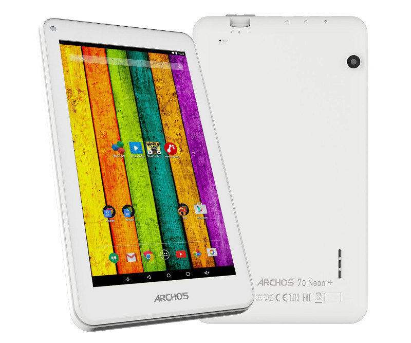 Archos 70 Neon Plus Rockchip 3126 1.3 GHz/1024Mb/8Gb/Wi-Fi/Bluetooth/Cam/7.0/1024x600/Android
