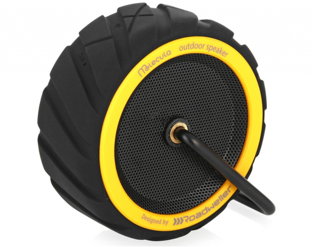  Колонка Molecula BPS-101 Bluetooth Black-Yellow