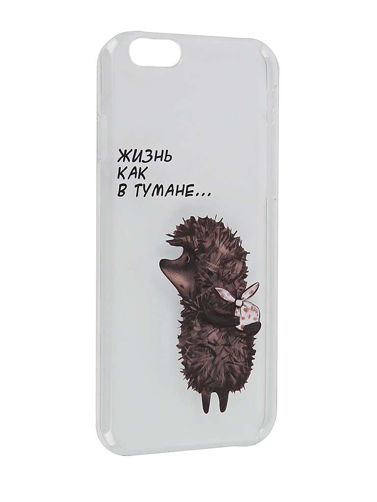 Deppa Аксессуар Чехол Deppa Art Case Союзмультфильм Ежик для APPLE iPhone 6 + защитная пленка 100576