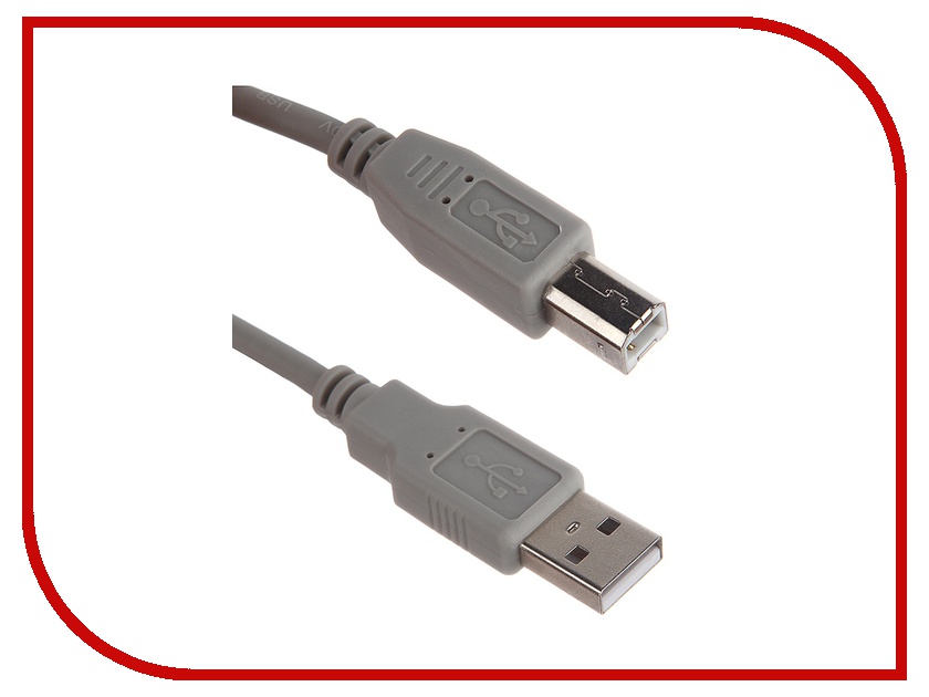  AOpen USB 2.0 AM-BM 3m Grey ACU201-3MG