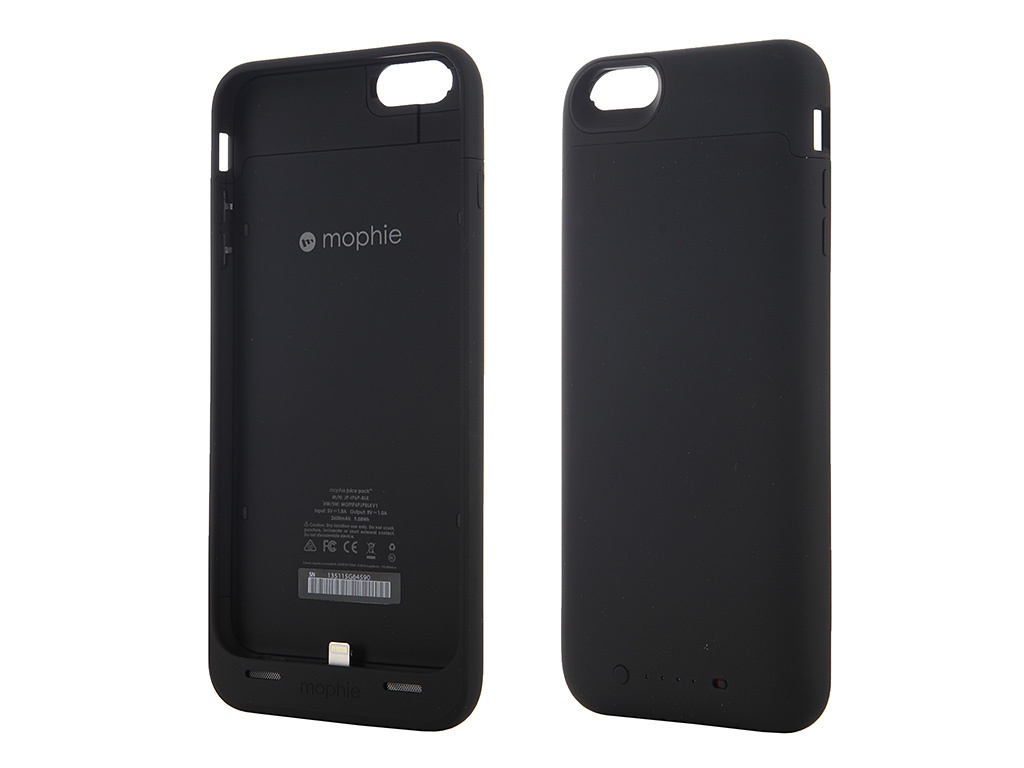  Аксессуар Чехол-аккумулятор Mophie Juice Pack для APPLE iPhone 6 Plus Black 2600 mAh 3084-JP-IP6P-BLK
