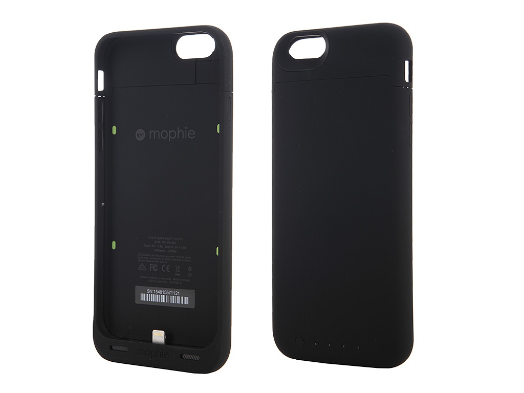  Аксессуар Чехол-аккумулятор Mophie Juice Pack Reserve for Iphone 6 Black 1860 mAh 3353-JPR-IP6-BLK