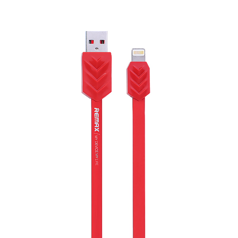  Аксессуар Remax Fishbone USB - Lightning Red