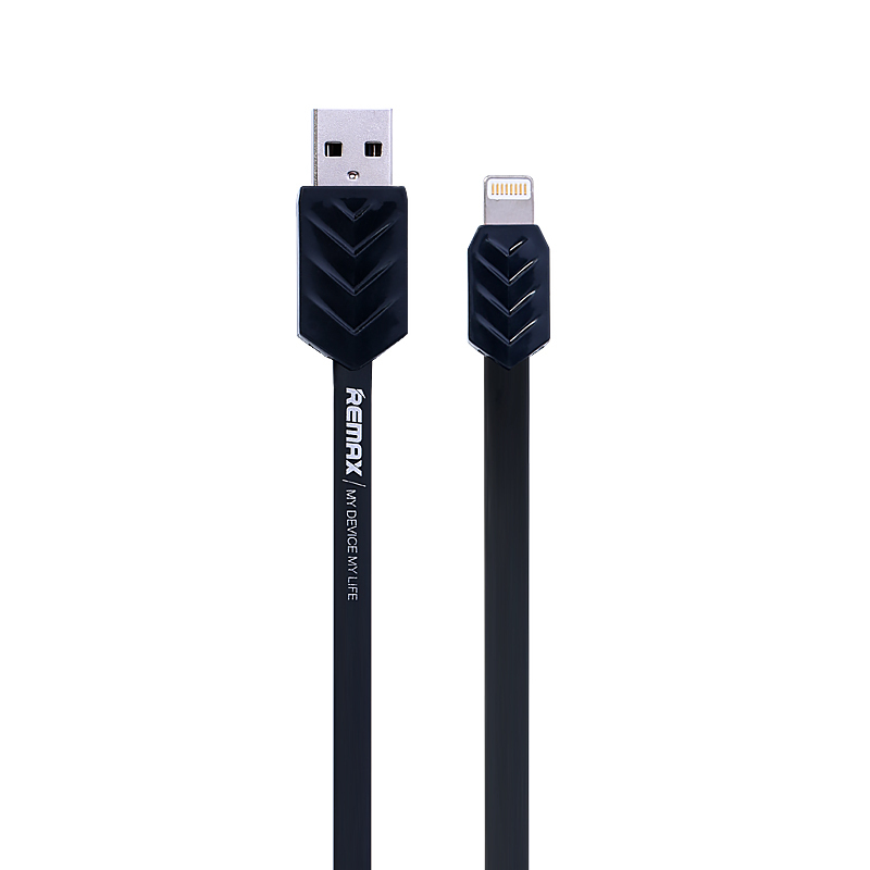  Аксессуар Remax Fishbone USB - Lightning Black