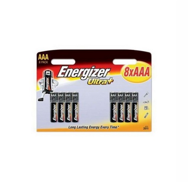 Energizer Батарейка AAA - Energizer LR03 Ultra (8 штук) E300112100