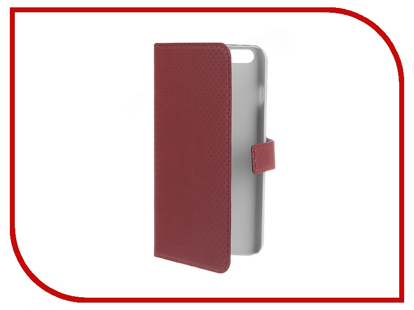   Muvit Wallet Folio Stand Case  iPhone 6 Plus Red MUSNS0077