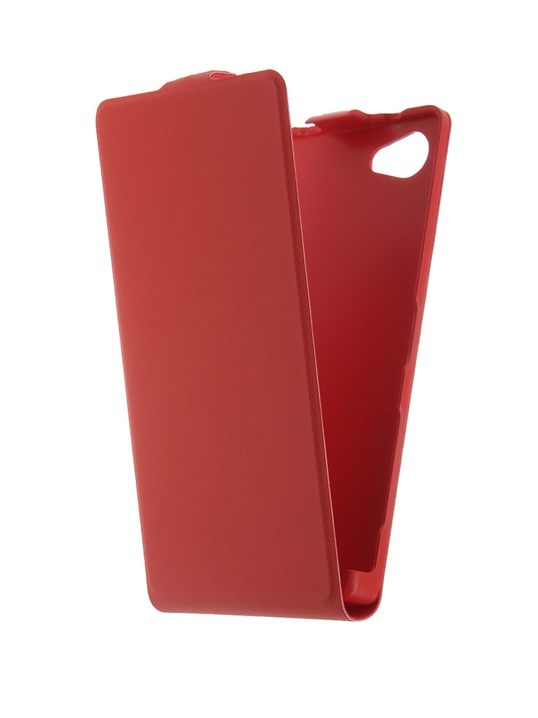  Аксессуар Чехол Sony Xperia Z5 Compact BROSCO Red Z5C-SLIMFLIP-RED