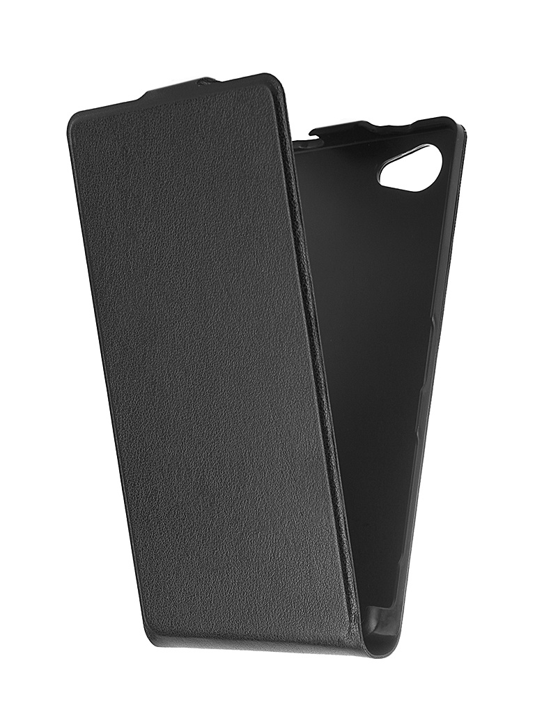  Аксессуар Чехол Sony Xperia Z5 Compact BROSCO Black Z5C-SLIMFLIP-BLACK