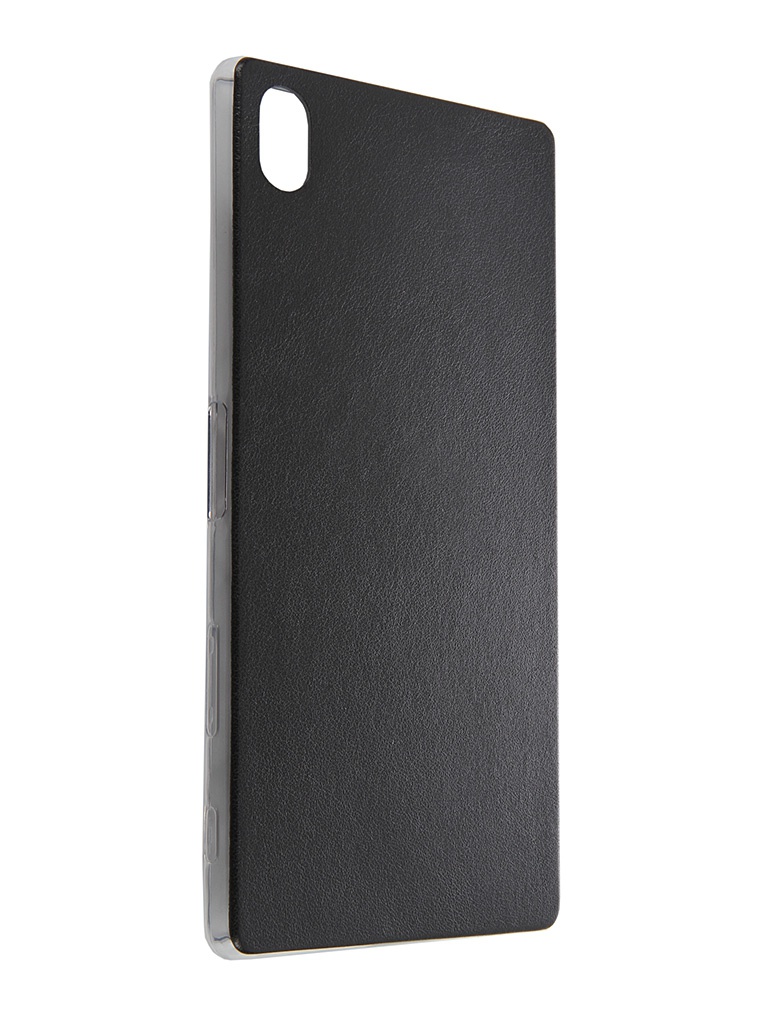  Аксессуар Чехол Sony Xperia Z5 Premium BROSCO Black Z5P-LEATHER-TPU-BLACK