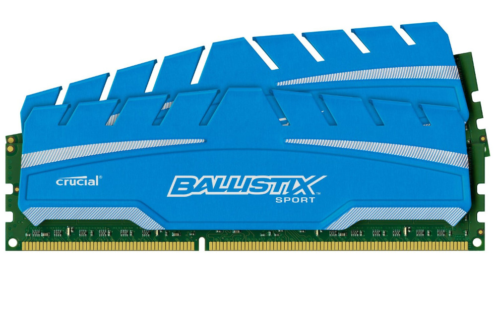 Crucial Ballistix Sport XT PC3-14400 DIMM DDR3 1866MHz CL10 - 16Gb KIT (2x8Gb) BLS2K8G3D18ADS3