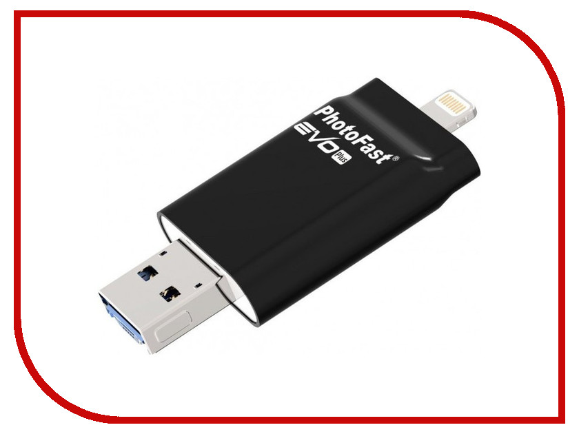 USB Flash Drive 128Gb - PhotoFast i-FlashDrive Evo Plus IFDEVOPLUS128GB