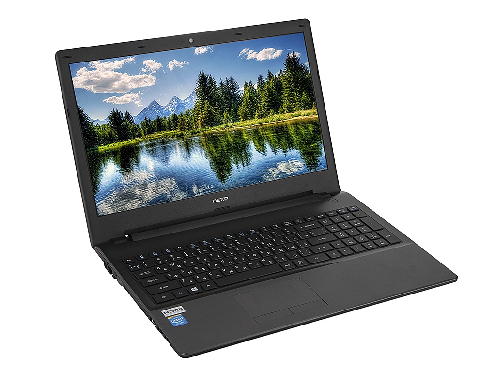  Ноутбук DEXP Aquilon O155 814770 Intel Celeron N3050 1.6 GHz/2048Mb/500Gb/DVD-RW/Intel HD Graphics/Wi-Fi/Bluetooth/Cam/15.6/1366x768/Windows 10
