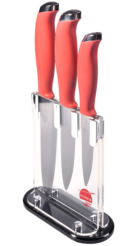 Supra Набор ножей SUPRA SK-NK4Kit Red