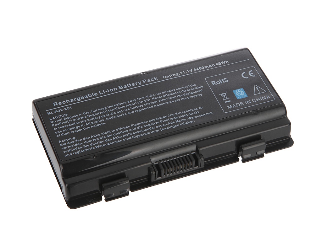  Аккумулятор Tempo LPB-X51 11.1V 4400mAh for ASUS X51H/X51RL/T12C/T12Er/T12Jg/T12Ug/T12Fg/T12Mg/X58/X85L Series