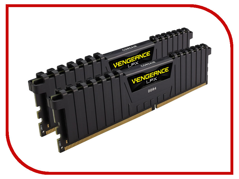   Corsair Vengeance LPX DDR4 DIMM 2400MHz PC4-19200 CL14 - 16Gb KIT (2x8Gb) CMK16GX4M2A2400C14