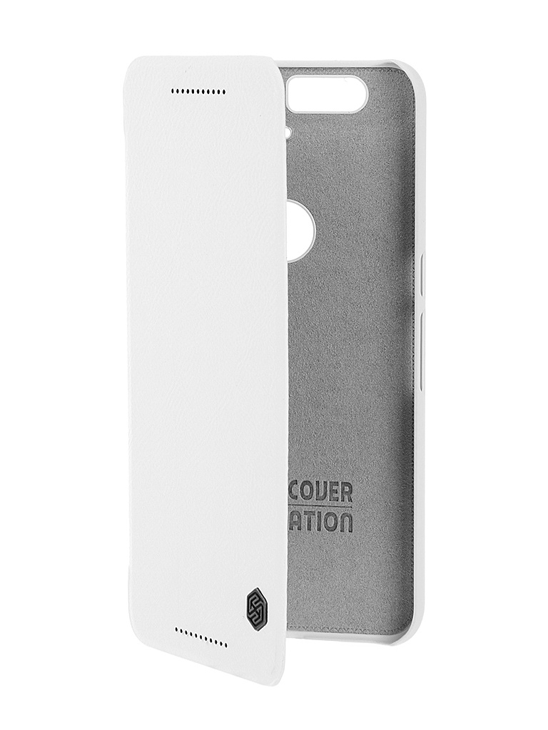  Аксессуар Чехол Nillkin Qin Leather Case White для Huawei Nexus 6P