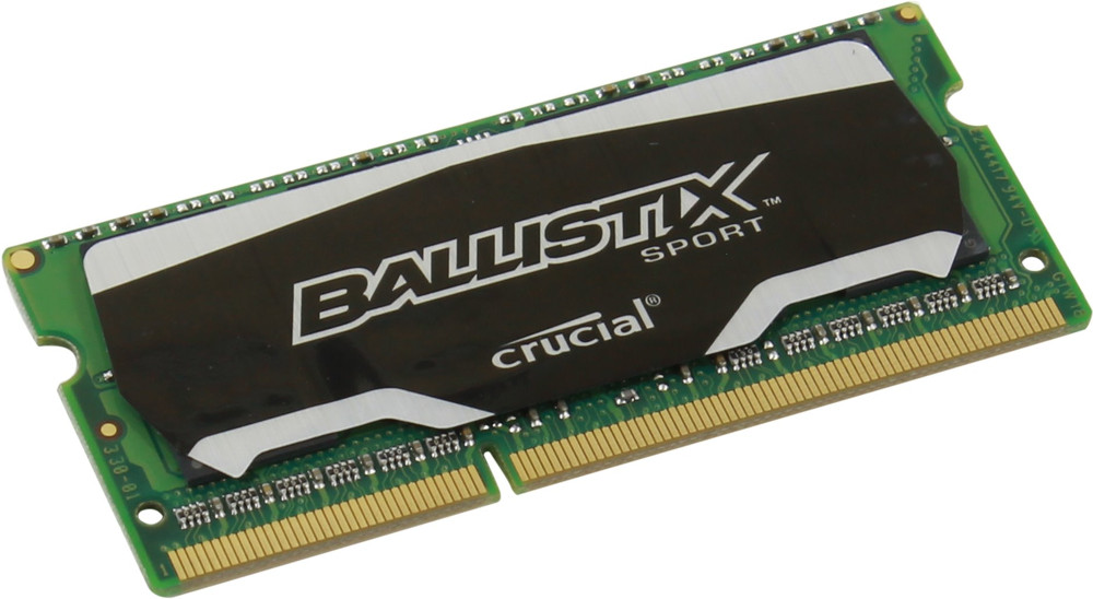 Crucial Ballistix Sport PC3-14900 SO-DIMM DDR3L 1866MHz CL10 - 4Gb BLS4G3N18AES4CEU