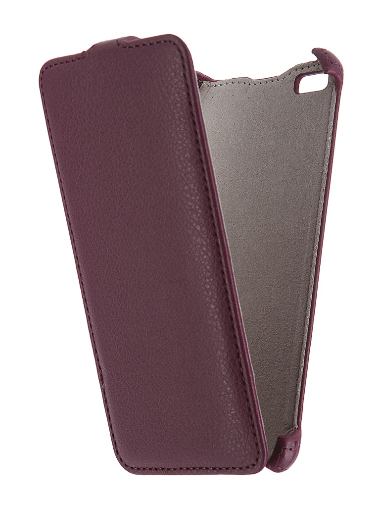  Аксессуар Чехол Micromax Q450 Canvas Silver 5 Activ Flip Case Leather Violet 55385