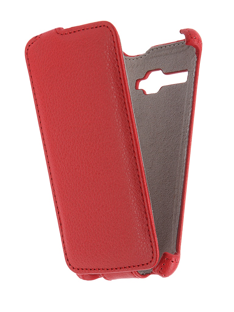  Аксессуар Чехол Fly FS401 Stratus 1 Activ Flip Case Leather Red 51311