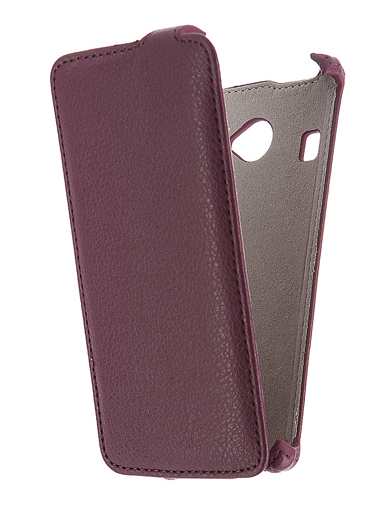  Аксессуар Чехол Fly FS451 Nimbus 1 Activ Flip Case Leather Violet 52674
