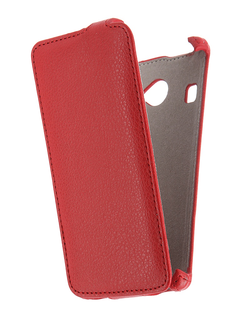  Аксессуар Чехол Fly FS451 Nimbus 1 Activ Flip Case Leather Red 51299