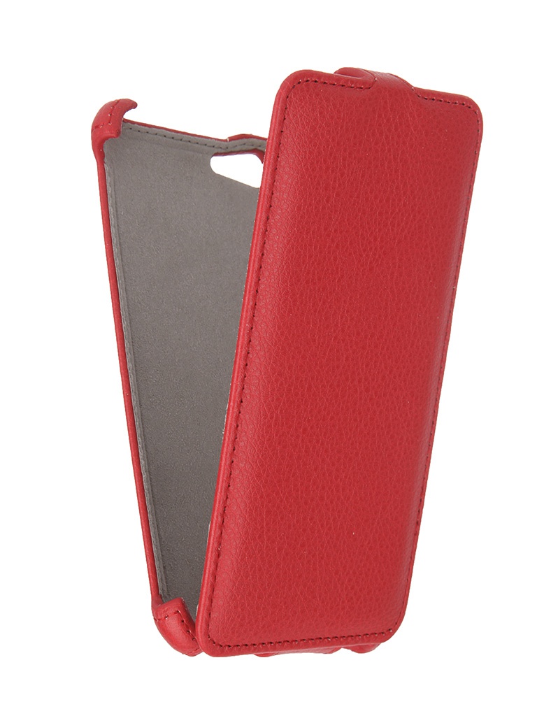  Аксессуар Чехол Philips V526 LTE Activ Flip Case Leather Red 55396