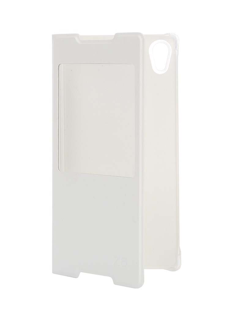  Аксессуар Чехол Sony Xperia Z5 Activ Book Case S View Cover White 56613
