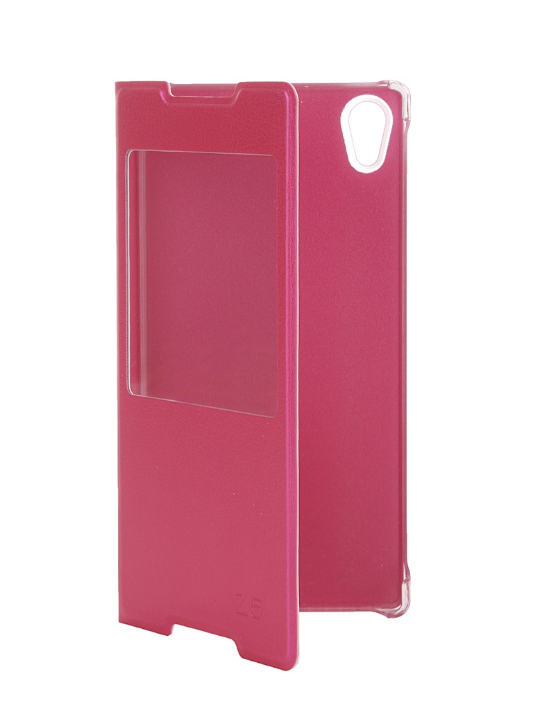  Аксессуар Чехол Sony Xperia Z5 Activ Book Case S View Cover Rose 56615
