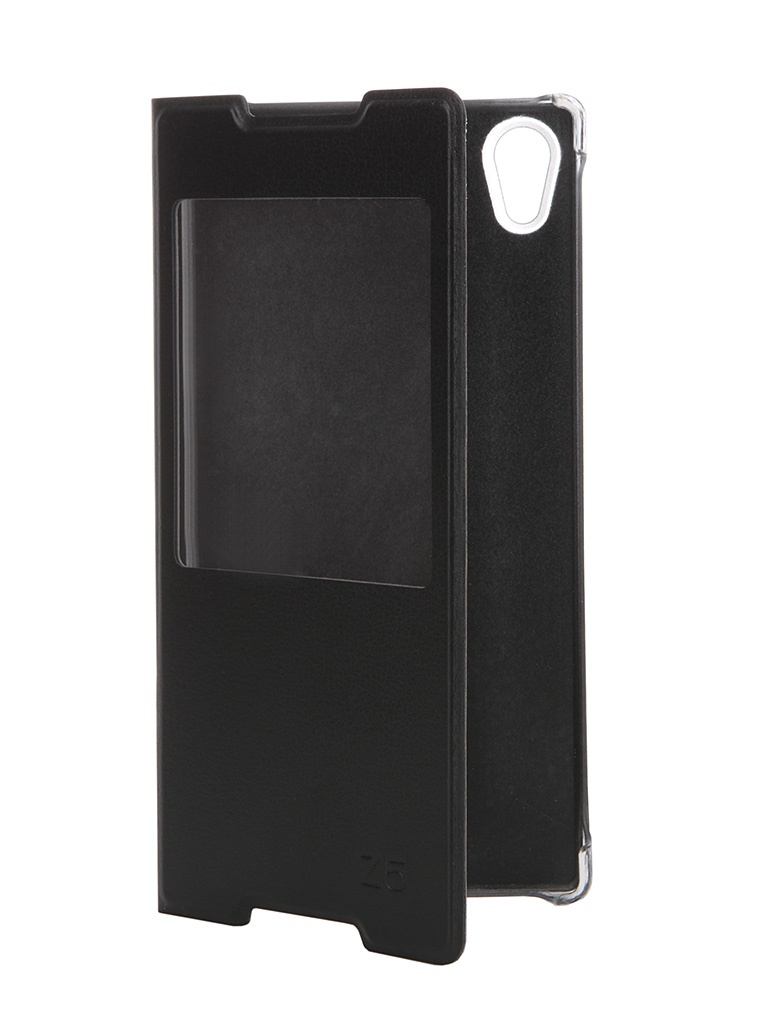  Аксессуар Чехол Sony Xperia Z5 Activ Book Case S View Cover Black 56614
