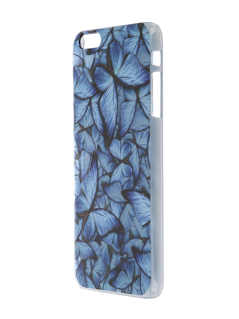  Аксессуар Чехол iPapai для iPhone 6 Plus Синие бабочки