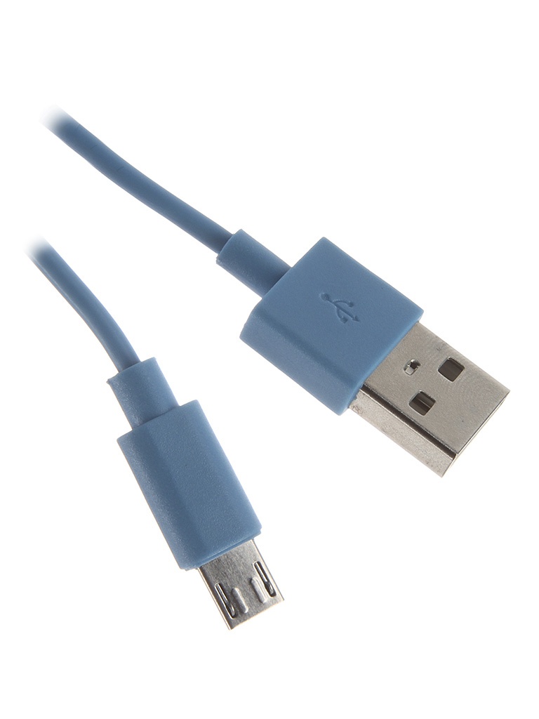 Continent Аксессуар Continent USB - micro USB 1m Blue DCU-4104NV