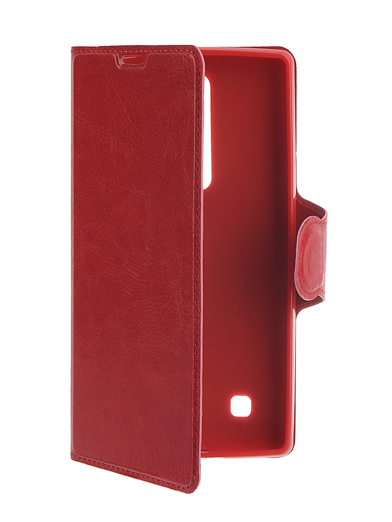  Аксессуар Чехол LG G4c / Magna Red Line Book Type Sleek Red