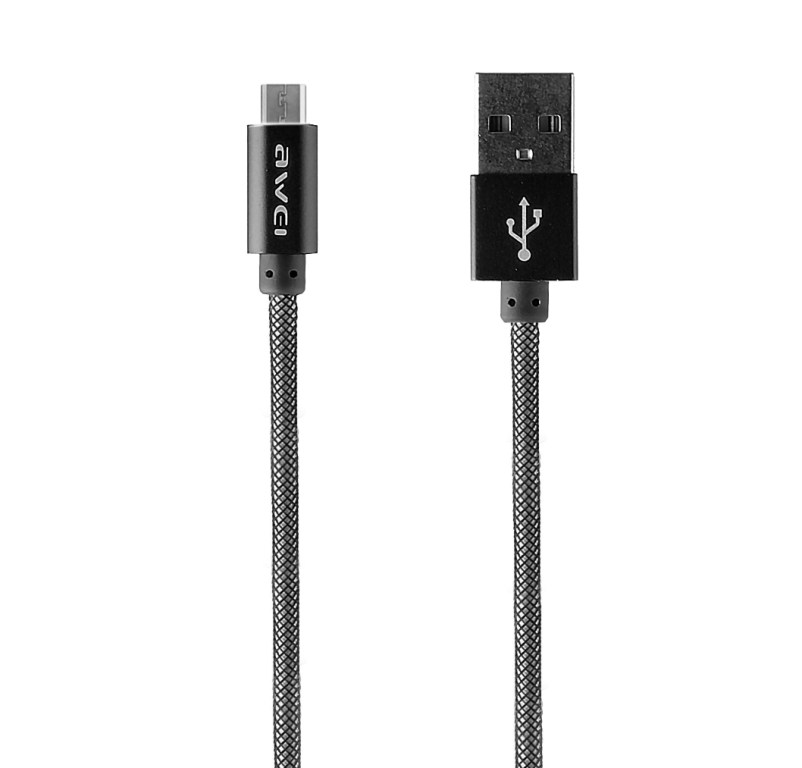  Аксессуар Awei USB - micro USB CL-920 100cm Black 52050