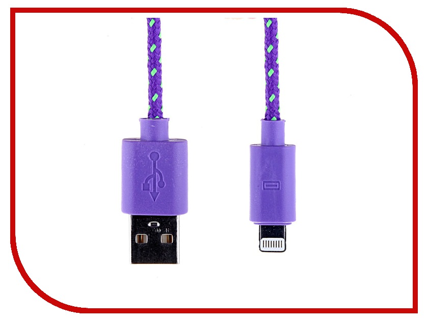  Glossar USB A - APPLE Lightning CORD-1 Purple 33941