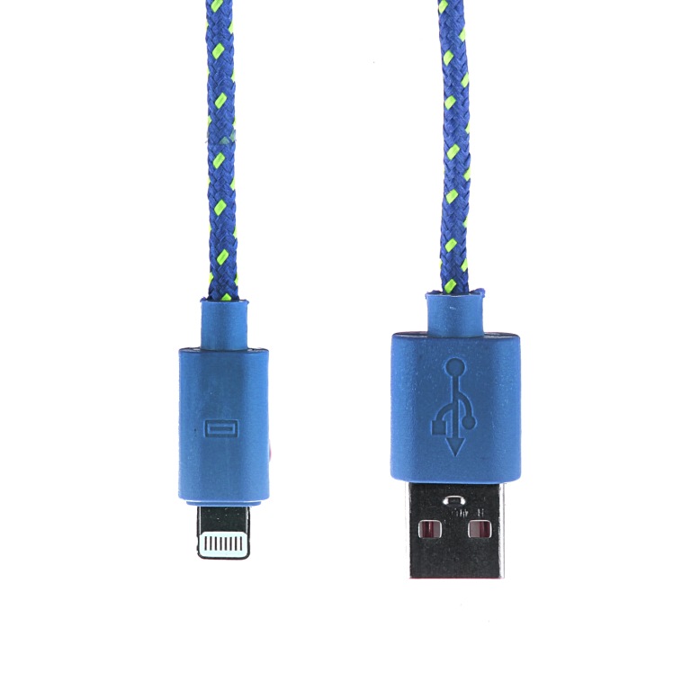  Аксессуар Glossar USB A - APPLE Lightning CORD-1 Dark-Blue 33939