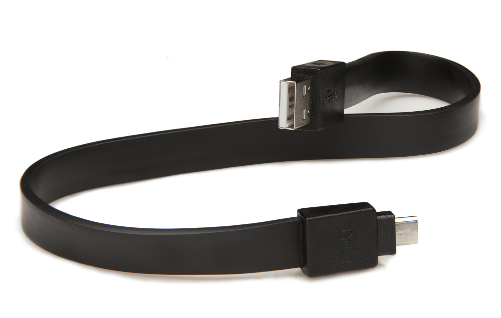  Аксессуар TYLT Syncable Micro-USB 30cm Black MIC-DATA12BK-T