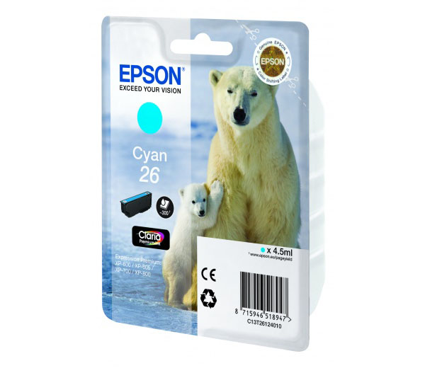 Epson Картридж Epson T2612 Blue C13T26124010